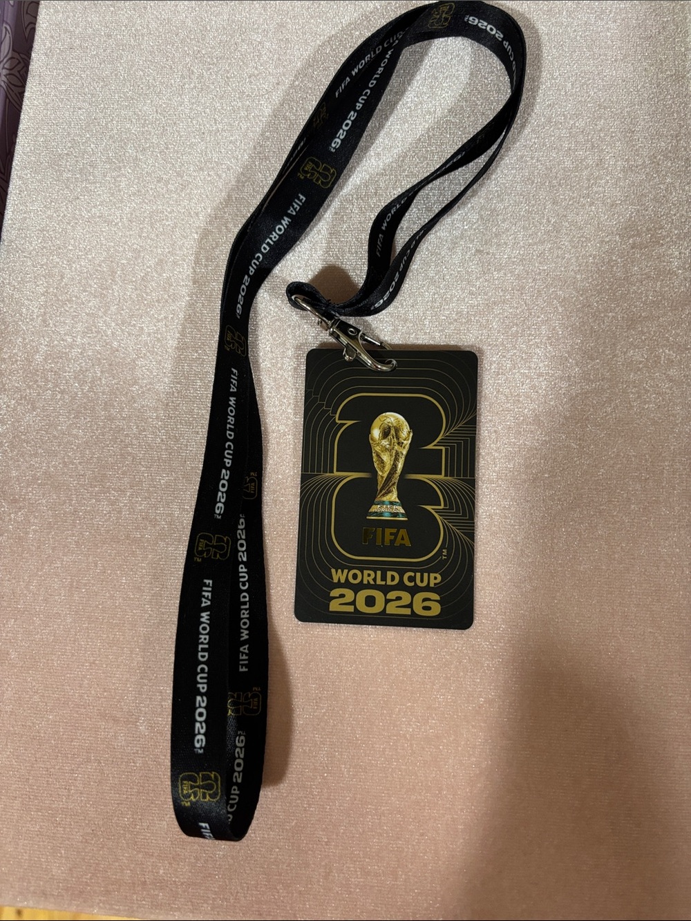 FIFA WORLD CUP 2026 Lanyard and Card